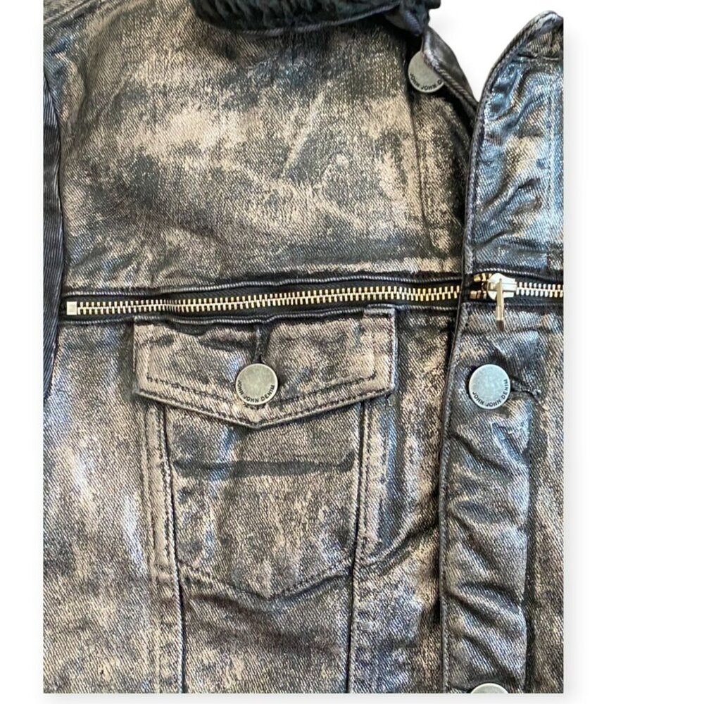 John John Denim distresses denim jacket, Size P/XS, Never worn - Picture 6 of 10